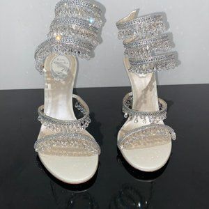 Rene Caovilla Chandelier Crystal Sandal